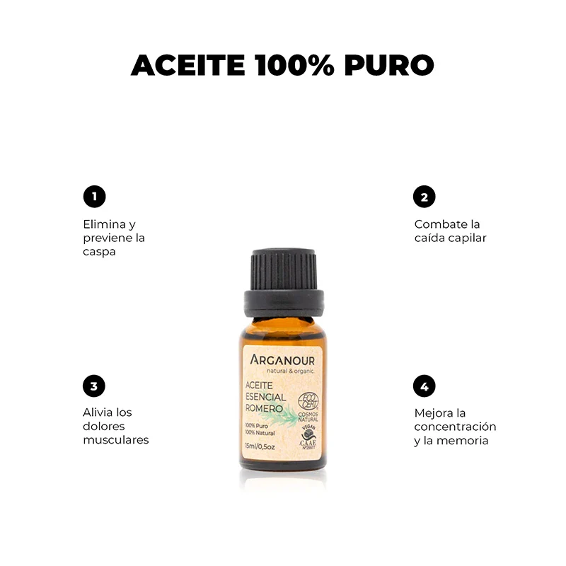 Aceite Esencial de Romero 100% Puro - Image 3