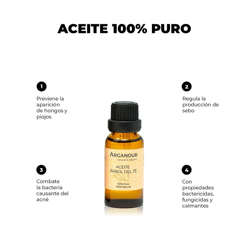 Aceite Esencial de Árbol de Té 100% Puro - Image 3