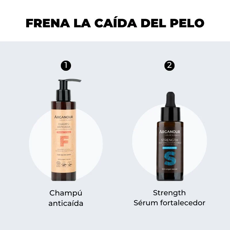 Pack anticaída: Champú anticaída + Strength Sérum fortalecedor - Image 3