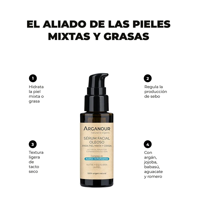 Sérum facial oleoso piel mixta y grasa - Image 3